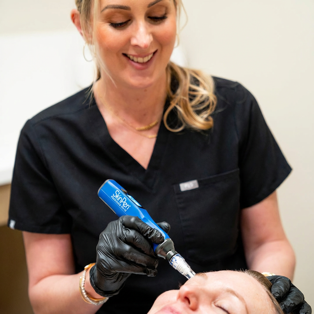 Medical microneedling treatment at NUE